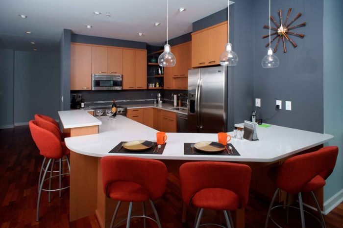 Contemporary Condo Kitchen in Philadelphia, PA by morris black designs