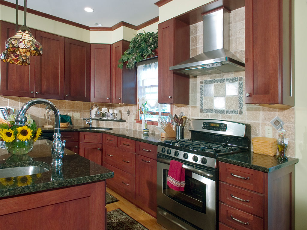 Traditional L Shaped Kitchen Designs For Small Kitchens : The right