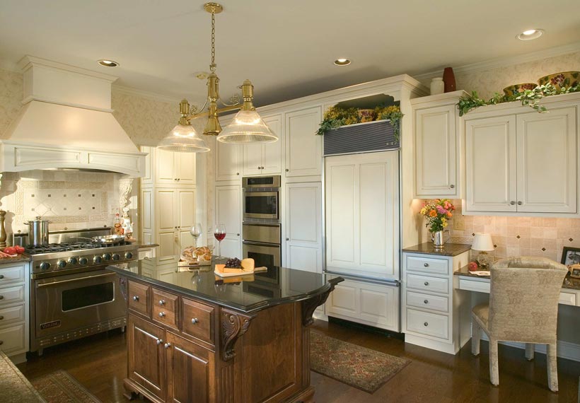 White French Country Kitchen in Allentown