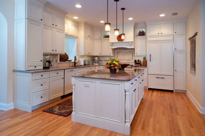 this traditional kitchen remodel by Morris Black was created to include crisp white cabinets by Yorktowne