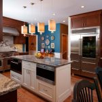 center valley transitional cherry kitchen transformation with stainless steel appliances by kitchen designer morris black designs