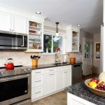 shaker style kitchen with white cabinetry in bethlehem pa