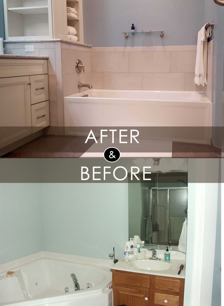 before and after baby blue bathroom design in allentown pa