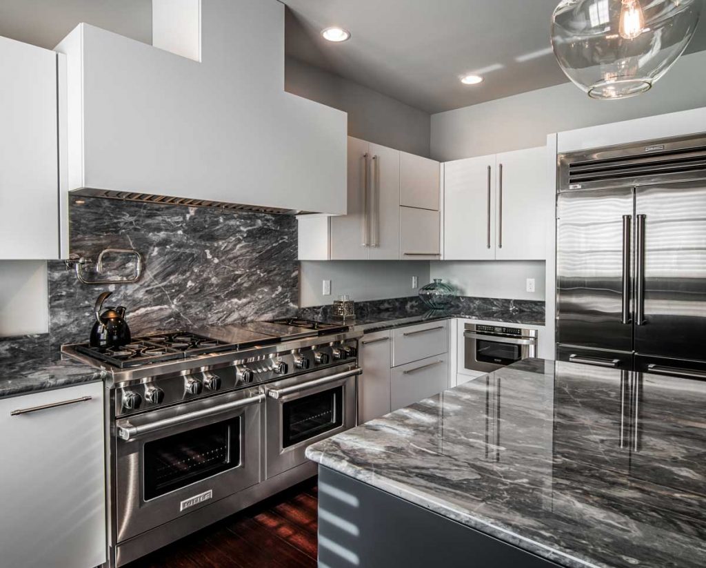 Matching Countertops and Backsplashes with Slabs 2020 Kitchen Design Trends