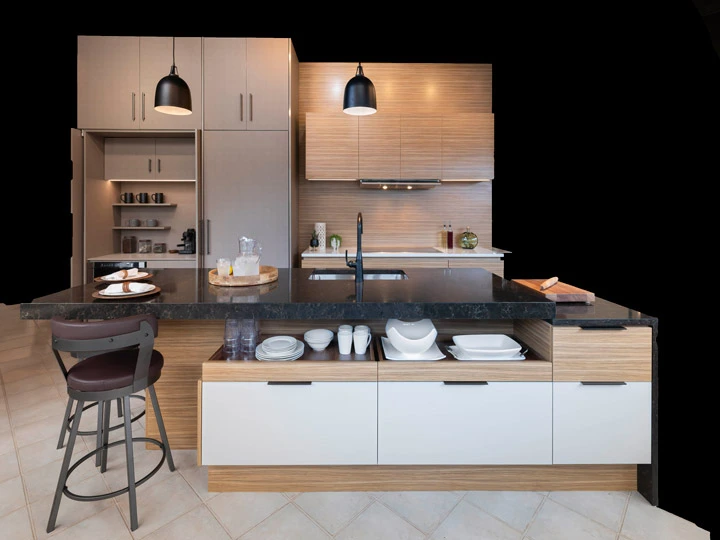 Introducing a line of modern kitchen cabinetry by Morris Black Designs